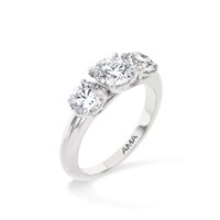 Ringe Ama Dame in Weißgold Diamante Lab Grown 1.86 Ct AMA-AN-1031-16-1-13-1.10 - AMA-AN-1031-16-1-13-1.10
